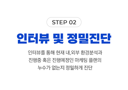 인터뷰 및 정밀진단